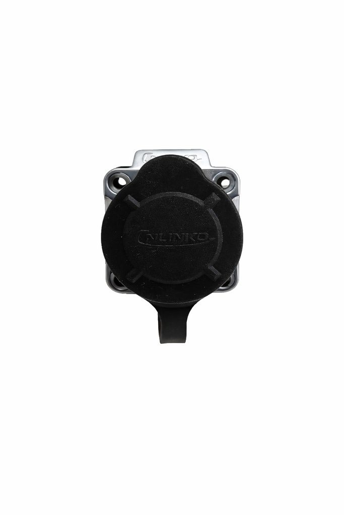 Conector Circular Serie LP-28 Macho 2 Pines Panel Metal (Bloqueo) CNLINKO