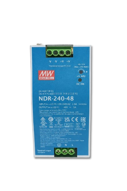Fuente de poder Riel DIN metálica 240W NDR-240