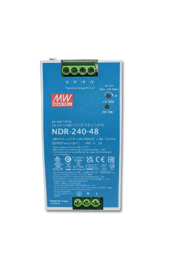 Fuente de poder Riel DIN metálica 240W NDR-240