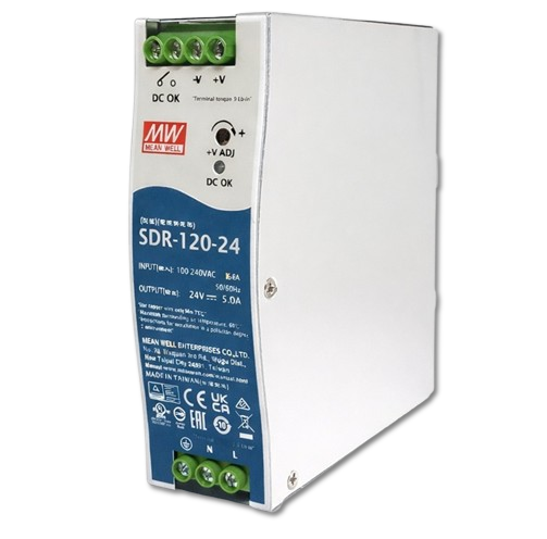 Fuente de poder Riel DIN 120W metal SDR-120