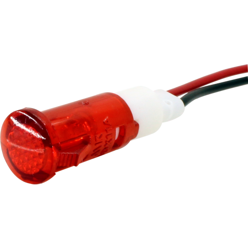 Indicador luz piloto 10mm plástico con cable 20cm serie IL10