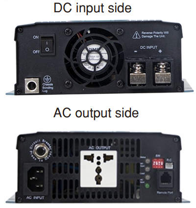 Inversor onda pura con UPS bypass 1200W NTU-1200