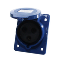 Enchufe industrial inclinado socket hembra embutido 220 a 250VAC 16 a 32A TLI