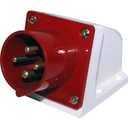 Enchufe industrial macho socket sobrepuesto negativa 380 a 415VAC 16 a 63A serie TLM