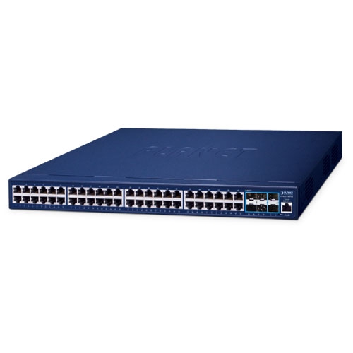 Conmutador Ethernet Administrado de 48 Puertos 10/100/1000T + 6 Puertos 10G SFP+