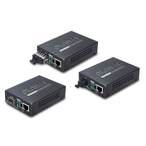 Convertidor de medios Gigabit 10/100/1000BASE-T a 1000BASE-SX/LX