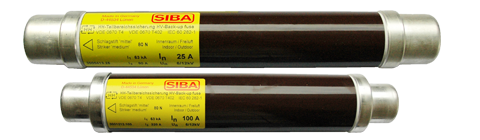 FUSIBLE SIBA 3/7,2 kV, R rated, longitud e=442 mm, para protección de motores, DIN estandar