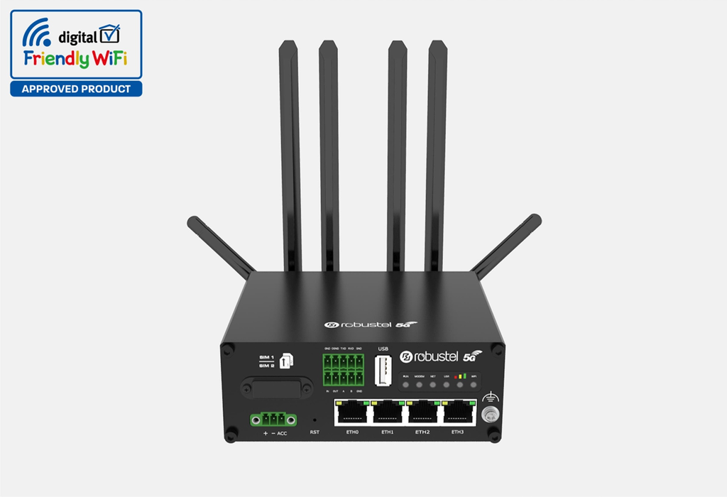 Router IoT 5G R5020 Dual SIM, 4xEth, 1xRS232, 1xRS485, 1xDI, 1xDO, 1 x Micro SD