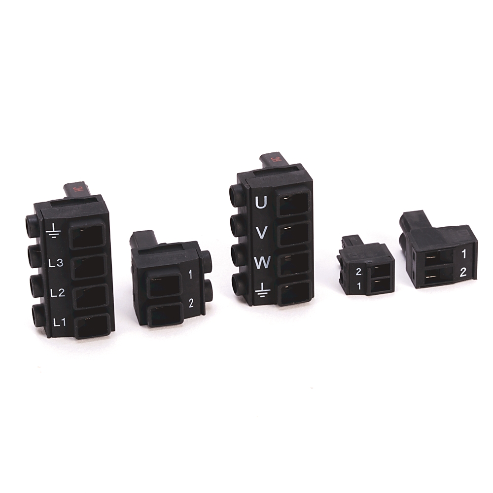 Replacement IDP, RC, CP, MP, and BC connectors for Frame 1 or 2 servo drives