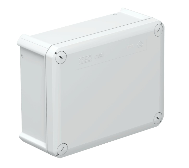 Caja de derivación T 160 OE, ciega, 190x150x77 mm, IP66