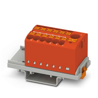 PTFIX 6/12X2,5-NS35 RD - Bloque para distribución