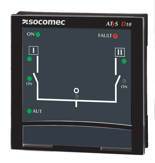 Display externo de control y visualización ATyS D10 - Socomec