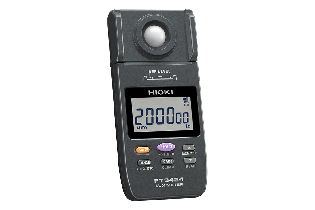 Luxómetro con Temporizador y Conexión USB, Rango 20 a 200,000 lux