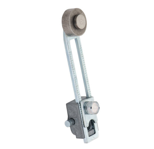 Limit Switch Lever, Adjustable Cast Roller Lever,1.9-3.0 in