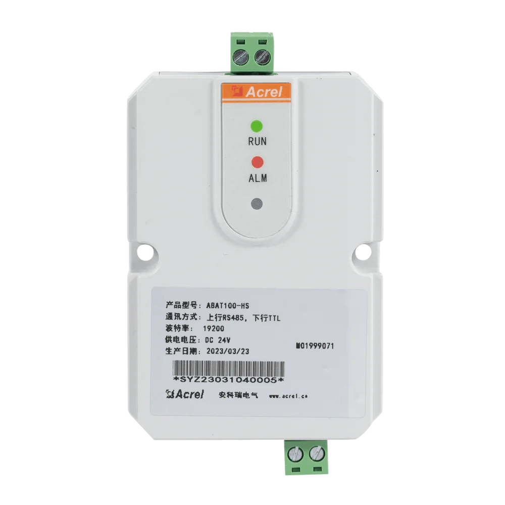 Medidor de energía para banco de baterías, gestiona hasta 120 baterías por grupo, alimentación externa