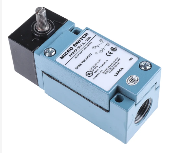 Heavy-Duty Limit Switch, Side rotary , Standard cont., 0.5-14 NPT, 1NC/1NO, Plug-in Housing