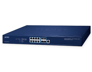 L3 8-Port 10GBASE-T de 4-Port 10GBASE-X SFP. Conmutador Ethernet Gestionado con Doble Potencia Redundante de 100o 240V