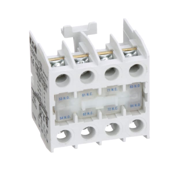 Auxiliary contact, Used on Starter and Contactors, 1NO (EC) 1NC (LO) contacts, Top mounting