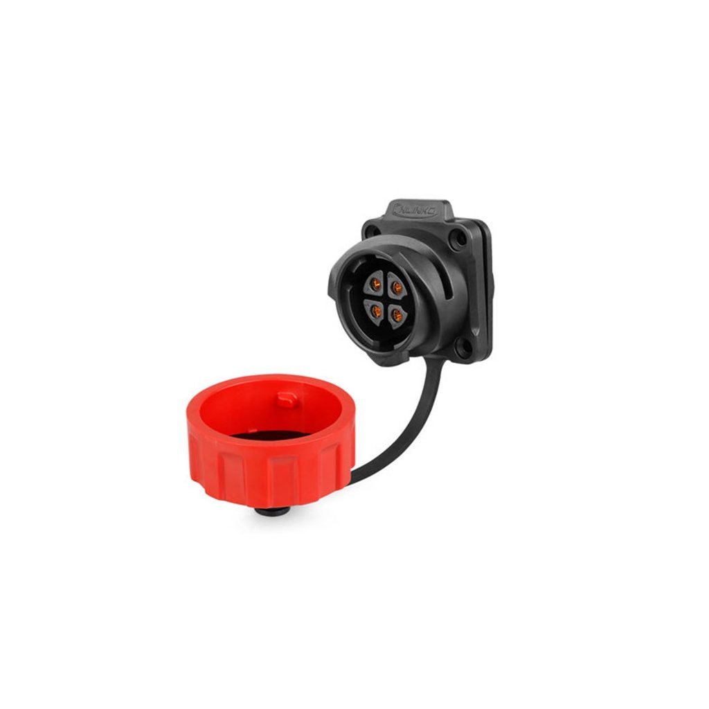 Conector Serie YM-24 Hembra 4 Pines Socket Soldar CNLINKO