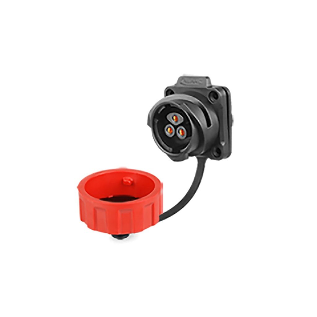 Conector Serie YM-24 Hembra 3 Pines Socket Soldar CNLINKO