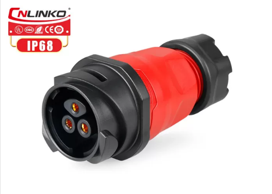 Conector Serie YM-24 Macho 3 Pines Conector Soldar CNLINKO