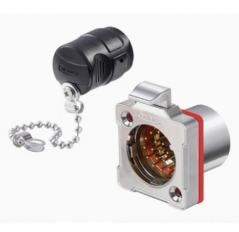 Conector Serie BD-24 Hembra 24 Pines Socket Bloqueo Metálico CNLINKO