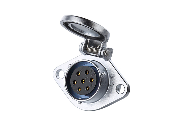 Conector Serie YA-20 Hembra 7 Socket Soldar CNLINKO