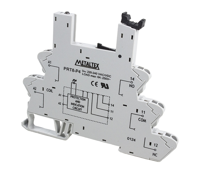 Socket para JZ Relay-Fijación de DIN Rail - Push-in Connection