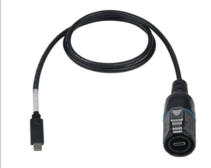 LP-16 Data 0.5m USB C 3.1 Cable with IP68 Gen1(500MB/S)
