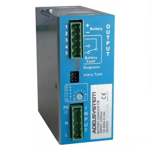 CB123A/48 Cargador de Baterías 48Vdc a 12V 3A ADELsystem