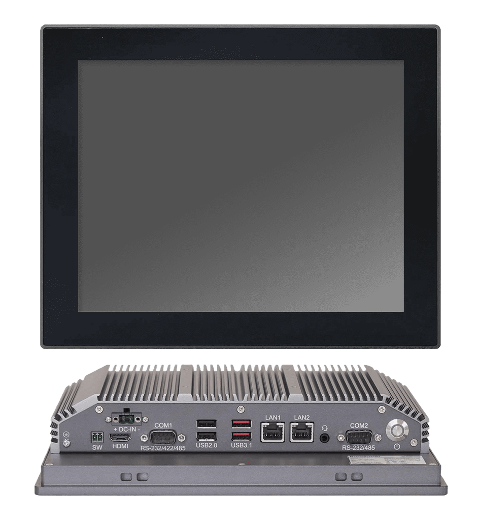 Industrial Fanless 12.1" Panel PC, w/ Intel - ®Plataforma Elkhart Lake J6412