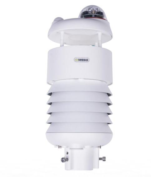 Estación meteorológica compacta SenseCAP S700-B 7 en 1 con estación de radiación solar