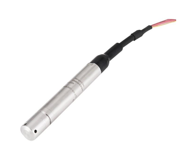 Sensor de nivel hidrostático, 0-6m, salida 4-20mA, 12-36VDC, IP68, Ø19mm, precisión 0.25%FS, cable 16m.