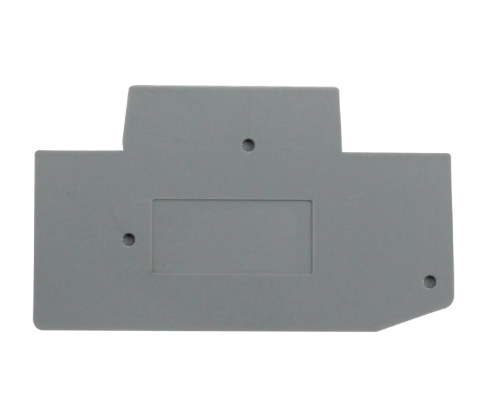 Capa para Borne 2,5mm² Duplo Nível 2X2 Vias - Cinza