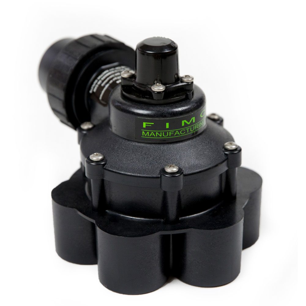 Mini Válvulas Indexadoras de Plástico 1 1/4" con Acople y Tuerca – Serie 2000 (2 a 6 Zonas)