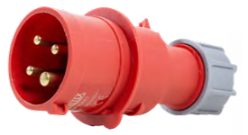 Enchufe Volante 3p+n+t 16A macho 6H, IP44