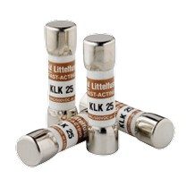 Fusible rapido KLK 10x38 mm  Vac/500 Vdc, marca Littelfuse