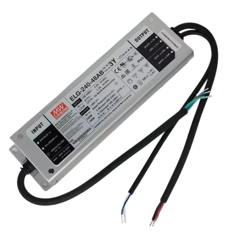 Fuente de Poder LED 240 W 48 V 5.0 A IP65 Ajustable 3 en 1 Dimming – Mean Well ELG-240-48AB-3Y