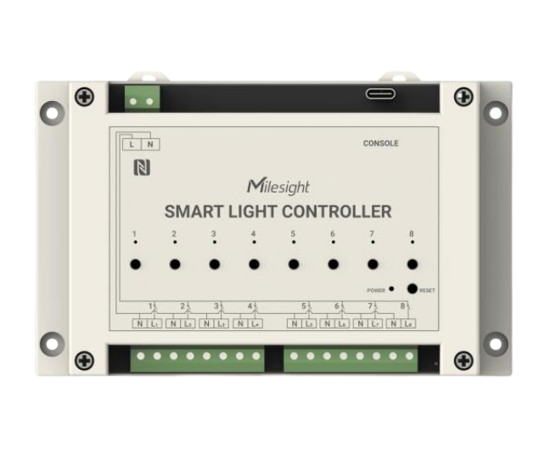 Controlador Inteligente de Iluminación LoRaWAN® WS558 Switch – 8 Canales