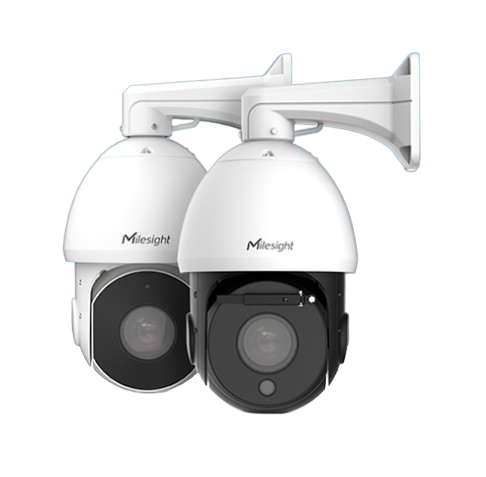 Cámara PTZ IP Milesight AI Speed Dome 5MP 30X IR PoE