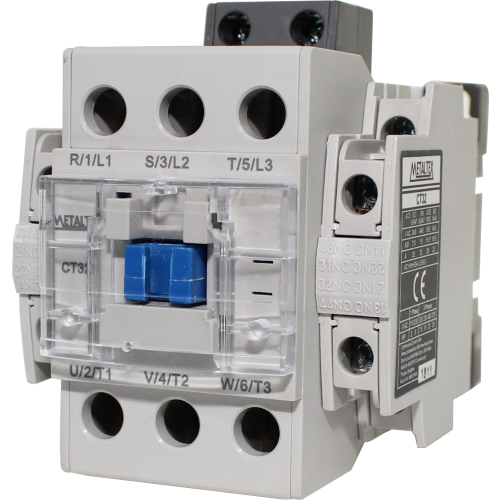 Contactor tripolar Bobina 110VAC CT32-E5-322 Caja Dañada