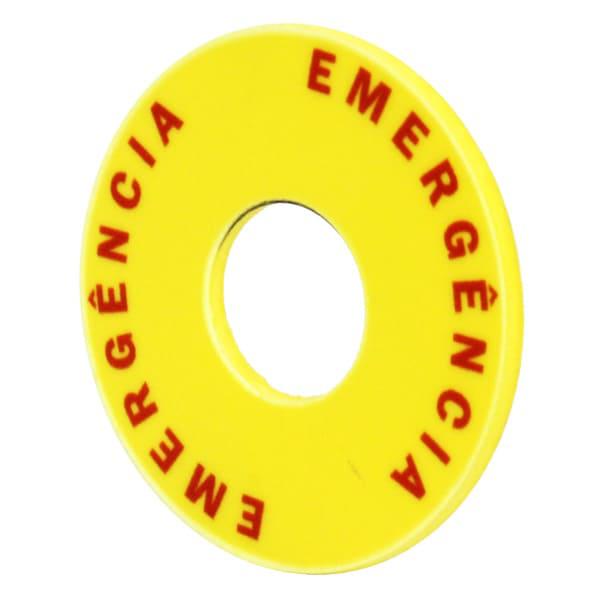 Identificador de emergencia para Botón 22mm