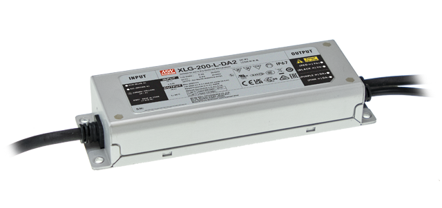 Driver LED metal de potencia DALI-2 200W XLG-200-DA2