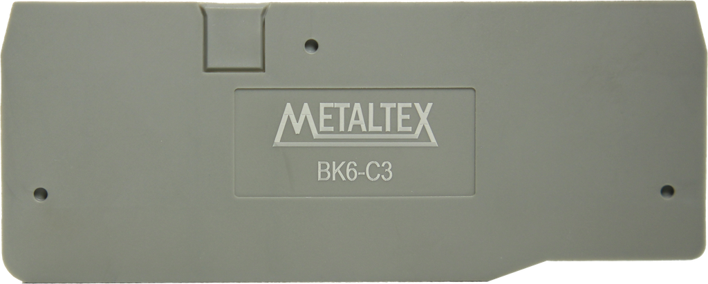 Tapa bornera Serie BK 6mm² 3 vías