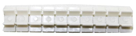 Identificador serie BS para bornera 4mm²  blanco 10 unidades