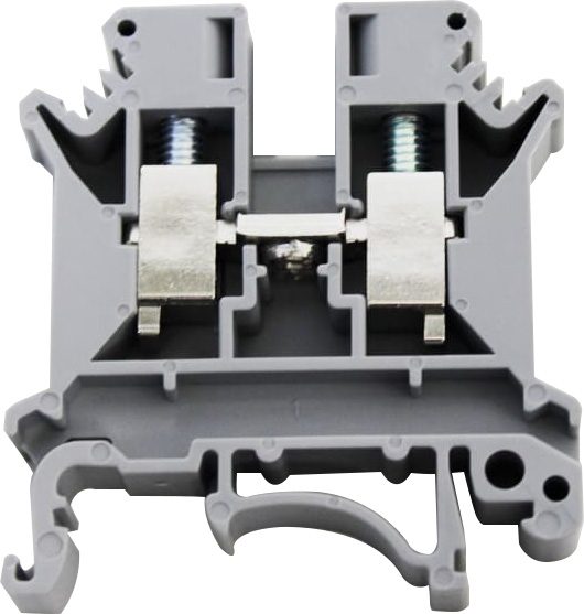 Bornera riel din 6mm² con tornillo de fijación Serie BS 41A