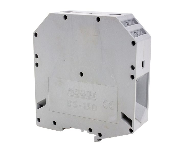 Bornera riel din 150mm² 309A con tornillo de fijación Serie BS