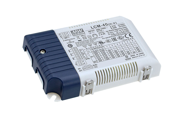 Driver LED plástico corriente PFC opcional DALI DALI-2 40W LCM-40