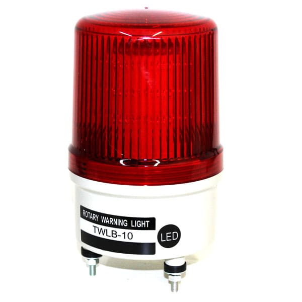 Baliza rotativa LED con señal de emergencia diámetro 100mm serie TWLB