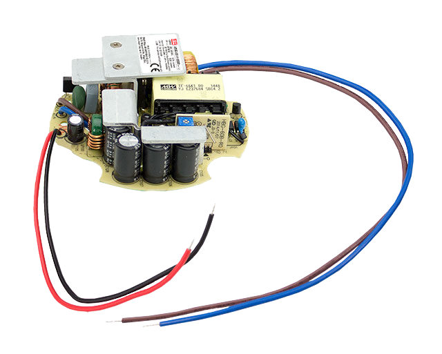 Driver LED carcasa circular open frame 60W HBG-60P